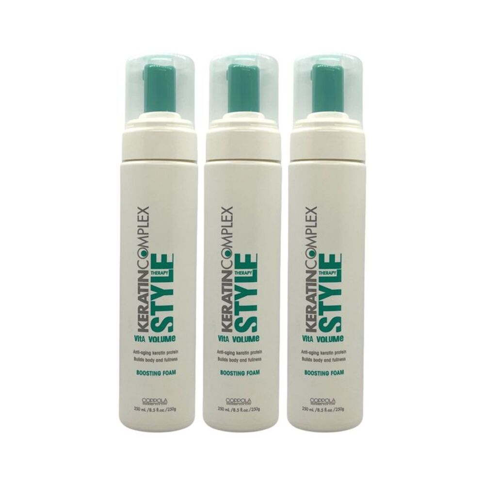 Keratin Complex Vita Volume Boosting Foam 8.5 Oz (Pack of 3)